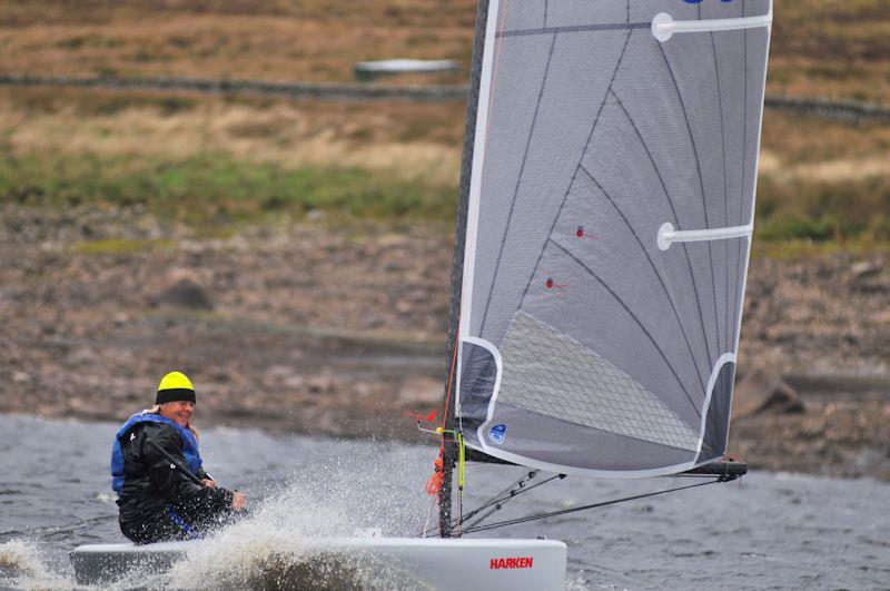Zippy Zero and Liz Potter in the D-Zero Northern Championships at Yorkshire Dales  photo copyright Alice Carter taken at Yorkshire Dales Sailing Club and featuring the D-Zero class