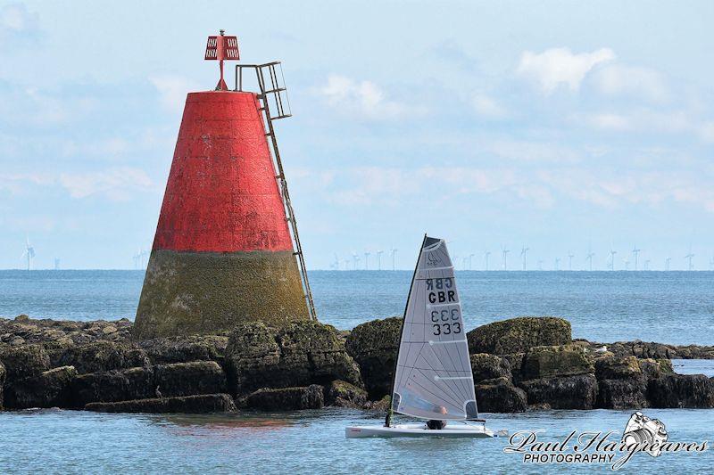 Zippy rounds Perch Rock to lead the Round Puffin Race - Menai Strait Regattas photo copyright Paul Hargreaves Photography taken at Port Dinorwic Sailing Club and featuring the D-Zero class