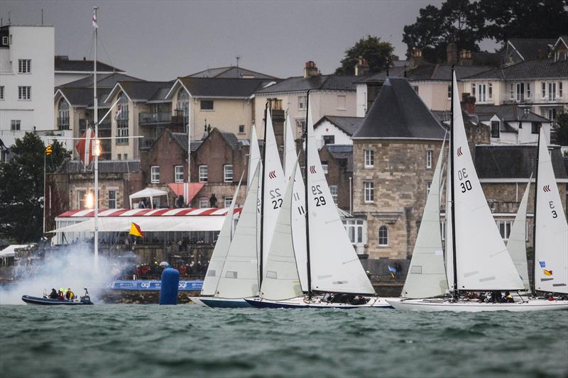 Daring start on day 5 at Lendy Cowes Week 2017 photo copyright Paul Wyeth / CWL taken at Cowes Combined Clubs and featuring the Daring class