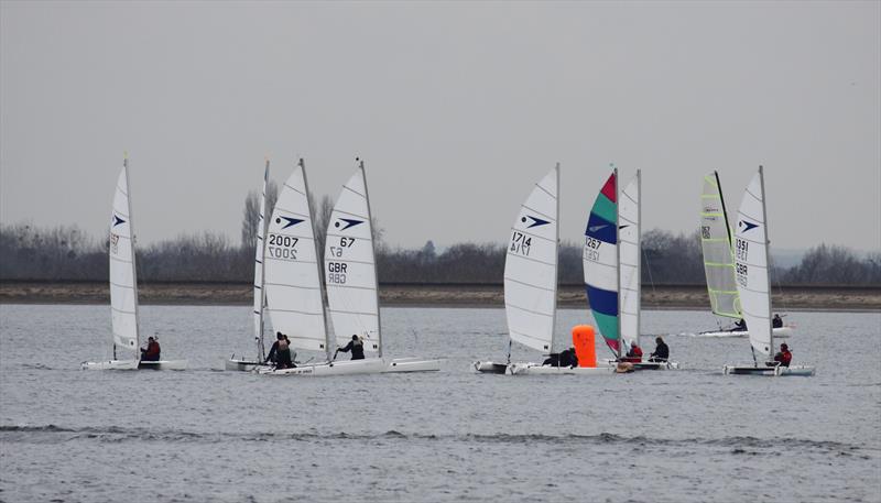 Sprint 15 Winter TT at Datchet Water photo copyright Alan Howie-Wood taken at Datchet Water Sailing Club and featuring the Dart 15 class