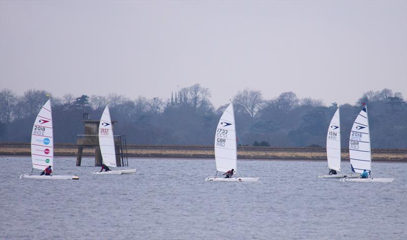 Sprint 15 Winter TT at Datchet Water photo copyright Alan Howie-Wood taken at Datchet Water Sailing Club and featuring the Dart 15 class