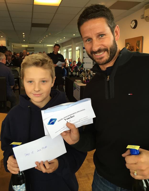Mat and Jakob Exon take second place at the Dart 18 Inland Championships at Grafham photo copyright Yvette Gomme taken at Grafham Water Sailing Club and featuring the Dart 18 class