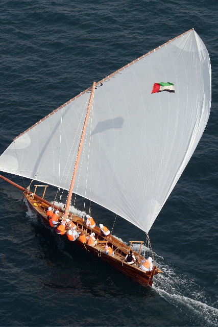 43ft Traditional Dhow racing in Dubai photo copyright Sharon Allison taken at  and featuring the Dhow class