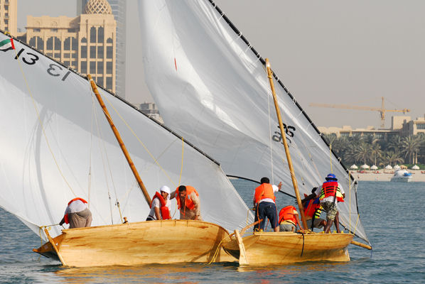 The top 20 Traditional 22ft Sailing Dhows will be racing this Saturday to qualify for the match racing series photo copyright Ashraf Al Amra taken at  and featuring the Dhow class