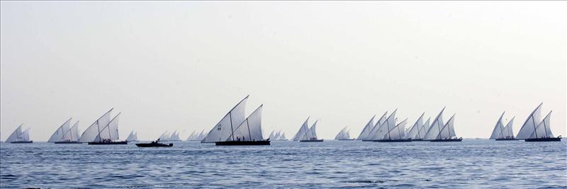 Dubai Traditional 60ft Dhow Sailing Championships photo copyright Ashraf Al Amra taken at  and featuring the Dhow class
