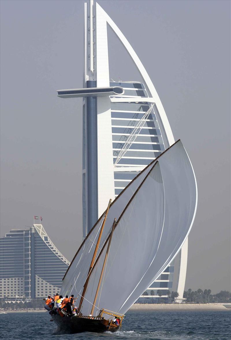 Dubai Traditional 60ft Dhow Sailing Championships photo copyright Ashraf Al Amra taken at  and featuring the Dhow class