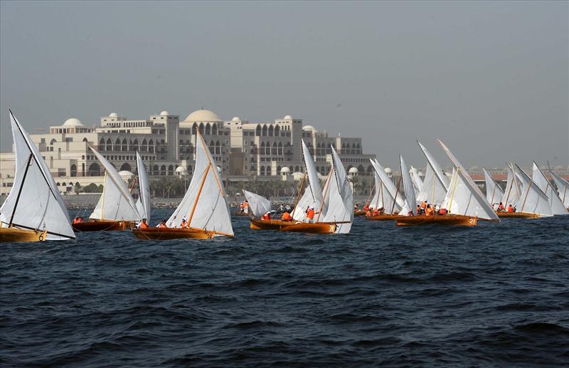 The Traditional 22ft Dhow race opens the Dubai season photo copyright DIMC taken at  and featuring the Dhow class