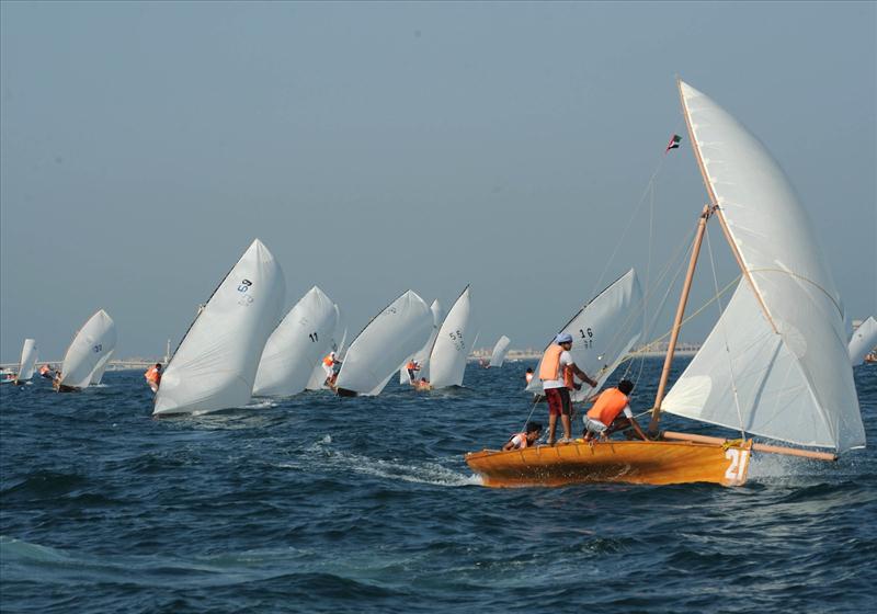 Dubai Traditional 22ft Sailing Dhow Race photo copyright DIMC taken at  and featuring the Dhow class
