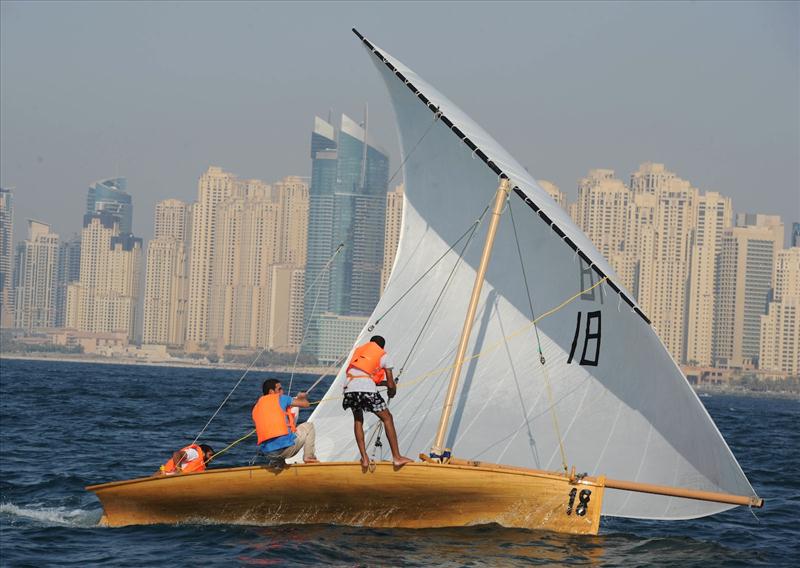 Dubai Traditional 22ft Sailing Dhow Race photo copyright DIMC taken at  and featuring the Dhow class