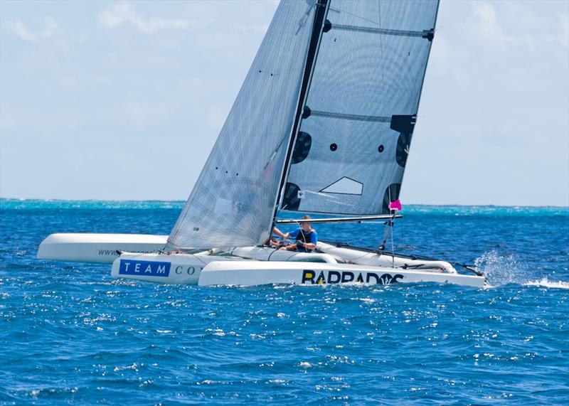 Concise 12, winner of the Multihull class on Mount Gay Round Barbados Series day 3 photo copyright Peter Marshall / MGRBR taken at Barbados Cruising Club and featuring the Diam 24OD class