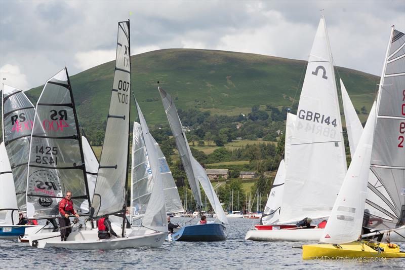 210 boats enter the 2014 Lord Birkett Trophy race at Ullswater photo copyright Vian Dixon / www.mdcaptures.com taken at Ullswater Yacht Club and featuring the Dinghy class