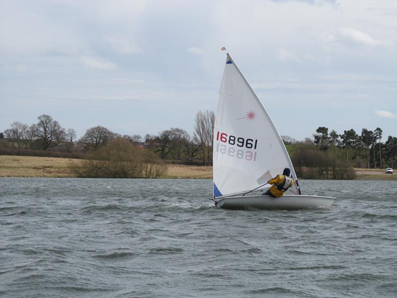 Mad March Pursuit kicks off the season at Hollowell photo copyright Robin Buxton taken at Hollowell Sailing Club and featuring the Dinghy class