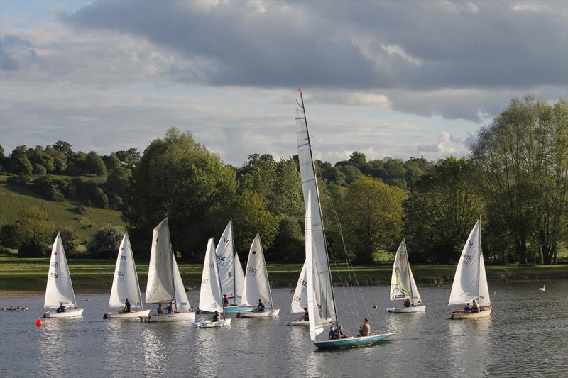 Wednesday evening sailing at Upper Thames SC photo copyright Debbie Kite taken at Upper Thames Sailing Club and featuring the Dinghy class