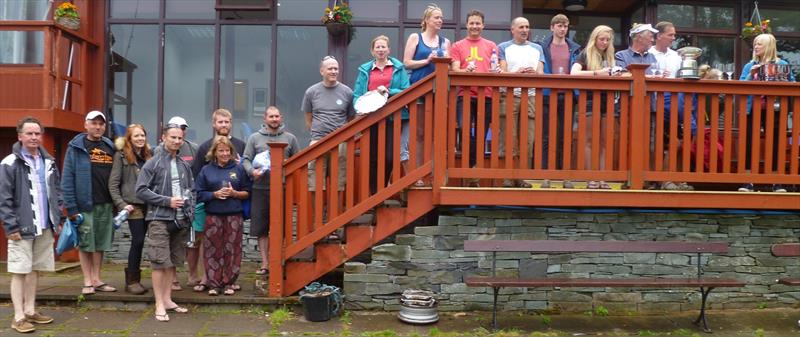 Birkett prize winners photo copyright Sue Giles taken at Ullswater Yacht Club and featuring the Dinghy class