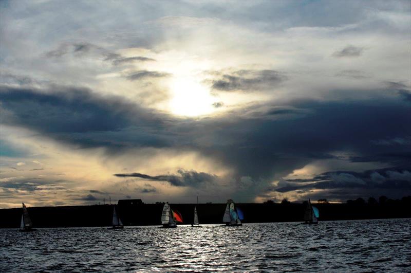 Toward the end of the day of Blithfield Barrel Round 3 photo copyright Don Stokes taken at Blithfield Sailing Club and featuring the Dinghy class