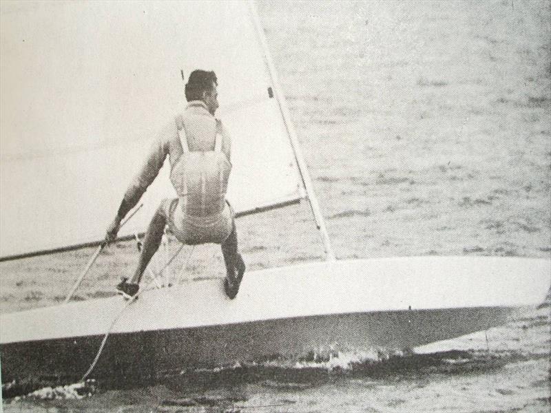 The verdict of the designer? “It sucks”! Miller would bin the hard chined ‘missile' and instead choose a design that is little more than a scaled down FD photo copyright C. Whitworth taken at  and featuring the Dinghy class
