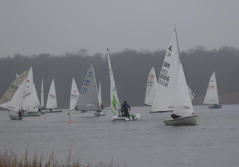 New Year's Day Open at Rollesby Broad Sailing Club photo copyright Kevin Davidson taken at Rollesby Broad Sailing Club and featuring the Dinghy class
