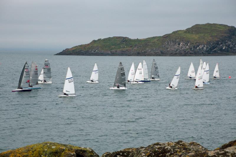 The start of the Icebreaker Trophy race, with Craigleith in the background photo copyright Alan Thomson taken at East Lothian Yacht Club and featuring the Dinghy class