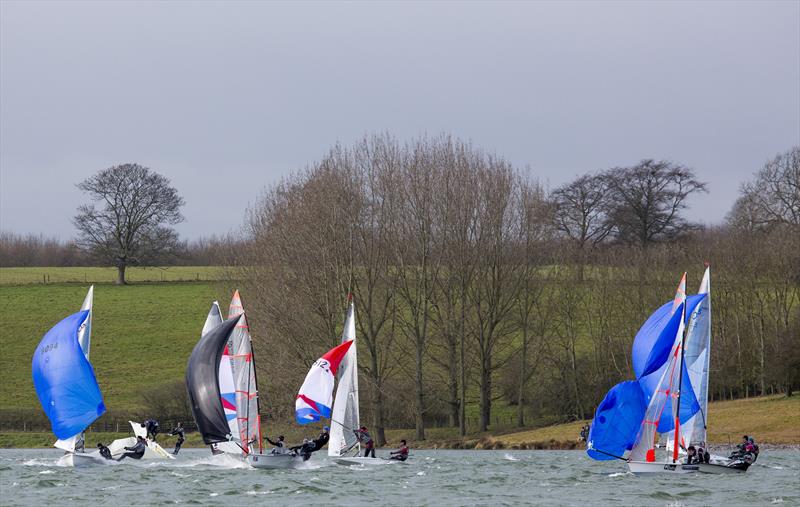 GJW Direct Sailjuice Winter Series Round 6: The Tiger Trophy photo copyright Tim Olin / www.olinphoto.co.uk taken at Rutland Sailing Club and featuring the Dinghy class
