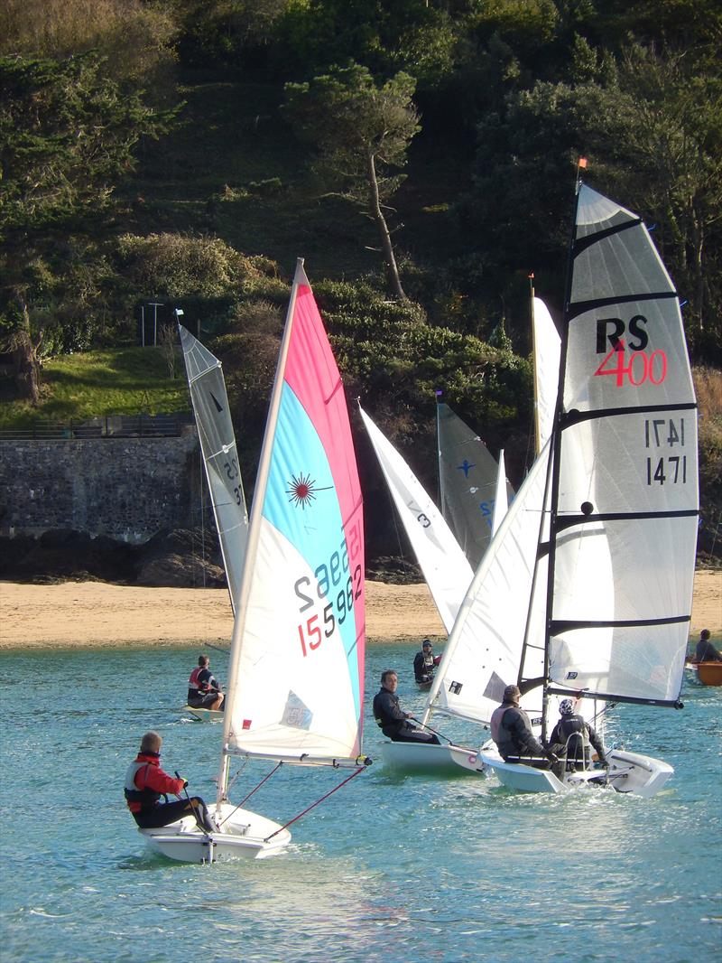Salcombe Yacht Club Winter Series Race 2 photo copyright Margaret Mackley taken at Salcombe Yacht Club and featuring the Dinghy class