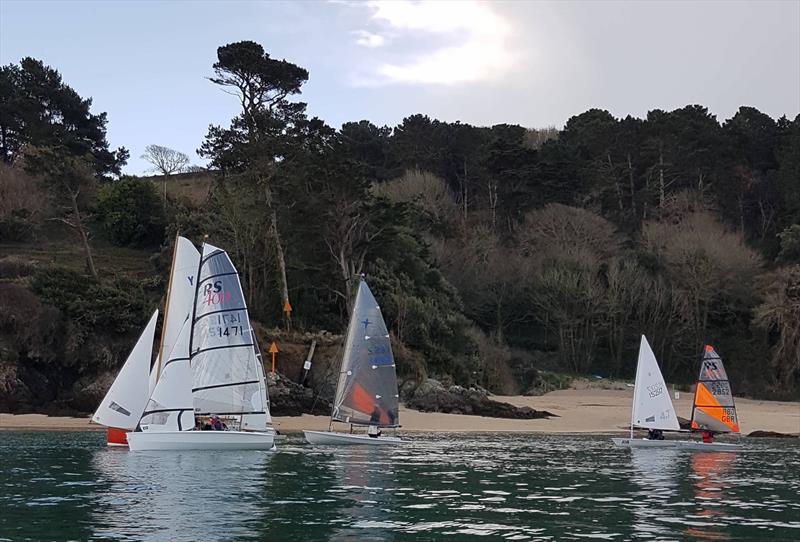 Salcombe Yacht Club Winter Series Race 4 photo copyright Nick Fisher taken at Salcombe Yacht Club and featuring the Dinghy class