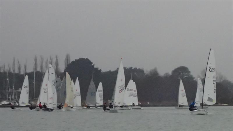 Chichester Yacht Club Snowflake Series day 1 photo copyright Charlotte Fox taken at Chichester Yacht Club and featuring the Dinghy class