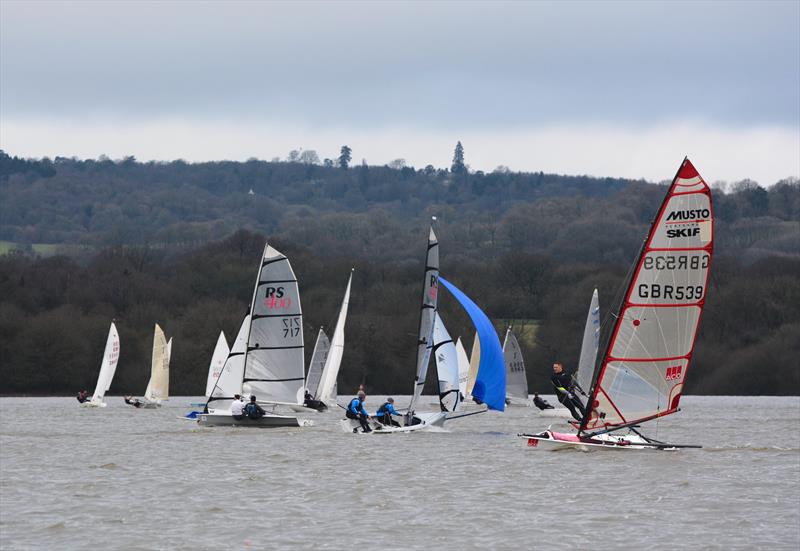 Bough Beech Icicle Series racing photo copyright Don Buckle taken at Bough Beech Sailing Club and featuring the Dinghy class