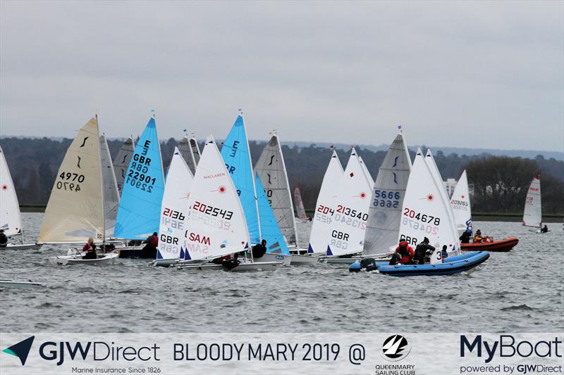 GJW Direct Bloody Mary 2019 photo copyright Mark Jardine taken at Queen Mary Sailing Club and featuring the Dinghy class