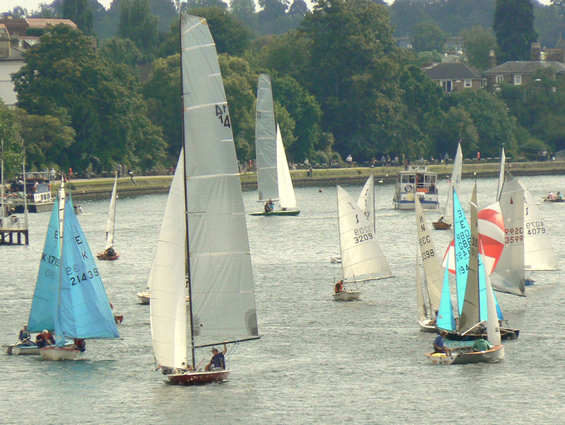 View from the bridge – Minima Regatta from Kingston Bridge on Saturday afternoon photo copyright Peter Halligan taken at Minima Yacht Club and featuring the Dinghy class