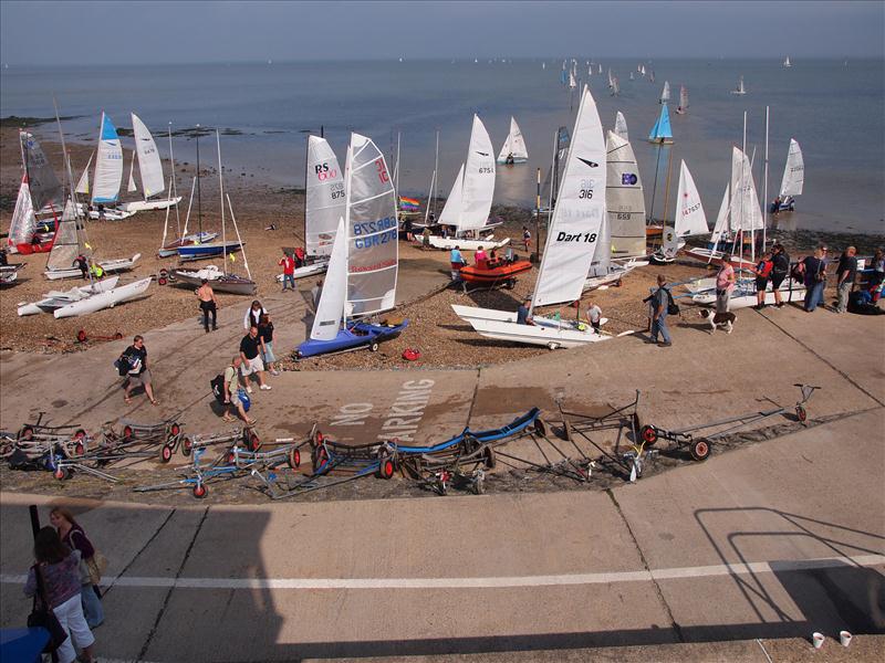 IOS Round the Island Race 2011 photo copyright James Bell taken at Isle of Sheppey Sailing Club and featuring the Dinghy class