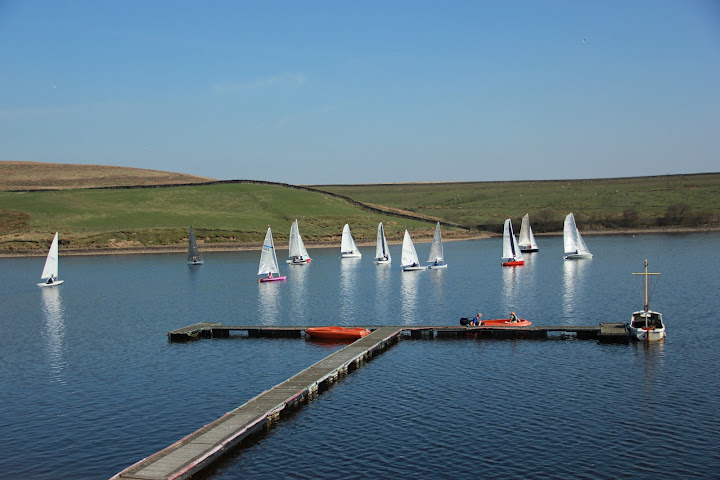 Sailing starts in Bolton Sailing Club Diamond Jubilee year photo copyright Dennis Shevelan taken at Bolton Sailing Club and featuring the Dinghy class