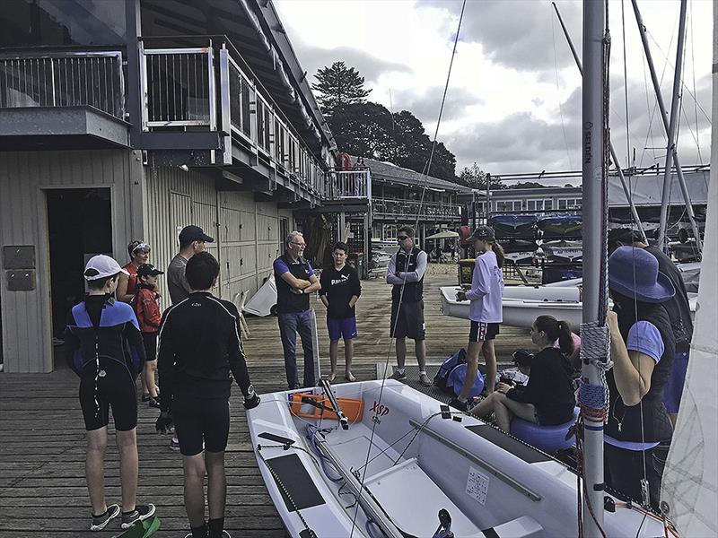 All about the teaching at MHYC photo copyright Greg Butchart taken at Middle Harbour Yacht Club and featuring the Dinghy class