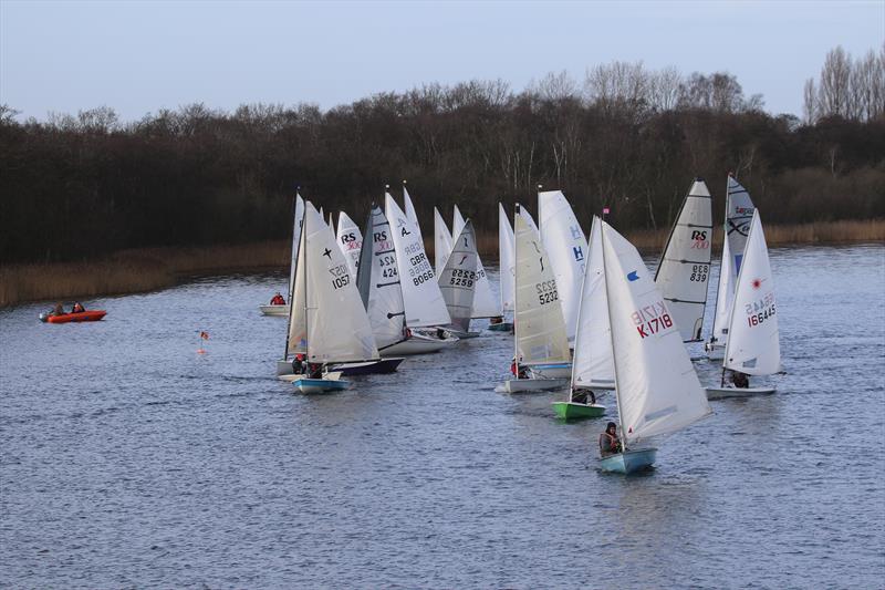 New Year's Day Open at Rollesby Broad - race 2 photo copyright Kevin Davidson taken at Rollesby Broad Sailing Club and featuring the Dinghy class