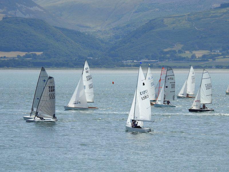 Fast handicap start in the Puffin Island Race - Menai Straits Regatta 2022 photo copyright Ian Bradley taken at  and featuring the Dinghy class