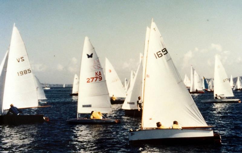 Belmont 16ft Sailing Club CHS regatta in 1971 photo copyright Belmont 16s taken at Belmont 16ft Sailing Club and featuring the Dinghy class