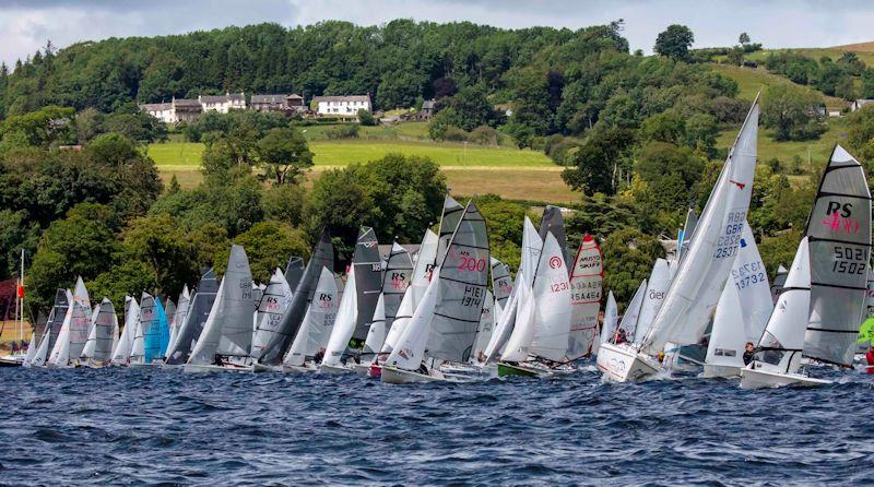 Race start - Lord Birkett Trophy at Ullswater 2022 photo copyright Tim Olin / www.olinphoto.co.uk taken at Ullswater Yacht Club and featuring the Dinghy class