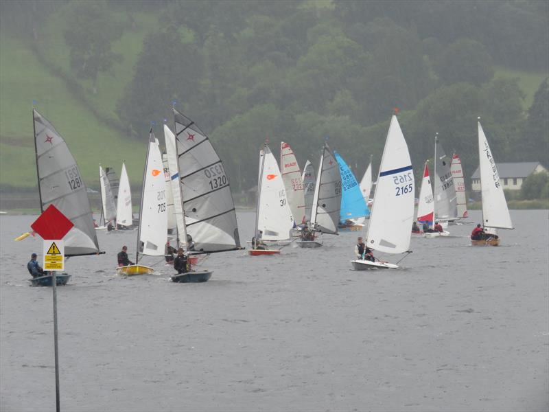 2023 Border Counties Midweek Sailing Series at Bala - Glad we brought a coat lovely July in Wales photo copyright John Rees taken at Bala Sailing Club and featuring the Dinghy class