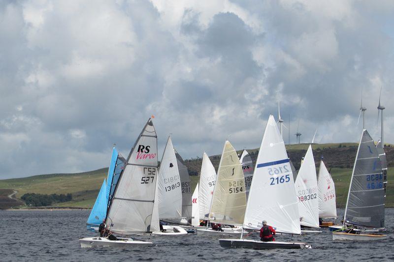 Border Counties midweek sailing at Llyn Brenig photo copyright Brian Herring taken at Llyn Brenig Sailing Club and featuring the Dinghy class