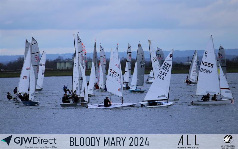 GJW Direct 48th Bloody Mary photo copyright Mark Jardine taken at Queen Mary Sailing Club and featuring the Dinghy class