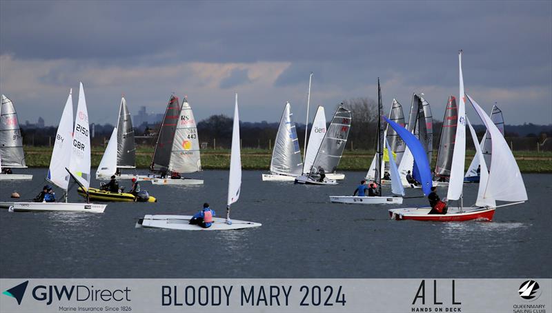 GJW Direct 48th Bloody Mary photo copyright Mark Jardine taken at Queen Mary Sailing Club and featuring the Dinghy class