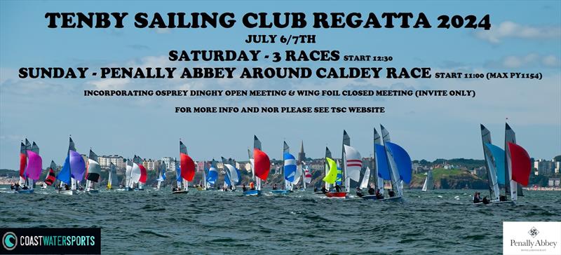 Tenby Sailing Club Regatta 2024 photo copyright Alistair Mackay taken at Tenby Sailing Club and featuring the Dinghy class