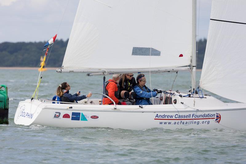 A race-grade Sonar keelboat is helping disabled sailors reach maximum independence on the water photo copyright Andrew Cassell Foundation taken at  and featuring the Disabled class