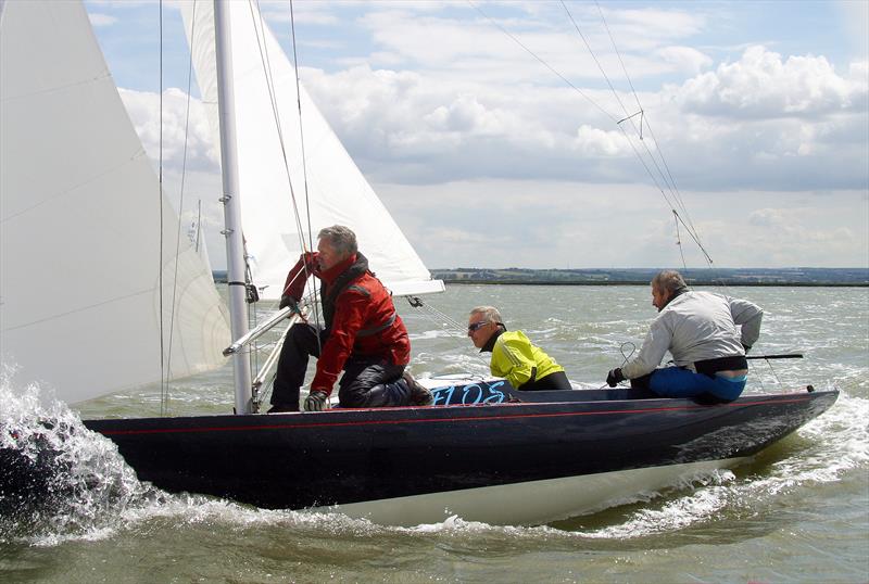 Medway Keelboat Regatta 2017 photo copyright Nick Champion / www.championmarinephotography.co.uk taken at Medway Yacht Club and featuring the Dragon class