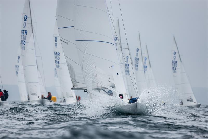 The Dragons completed three races on Friday photo copyright www.segel-bilder.de taken at Kieler Yacht Club and featuring the Dragon class