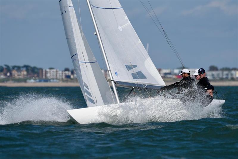 75th Edinburgh Cup and UK Dragon Grand Prix 2023 at Cowes Day 1 photo copyright Rick & James Tomlinson taken at Royal Yacht Squadron and featuring the Dragon class