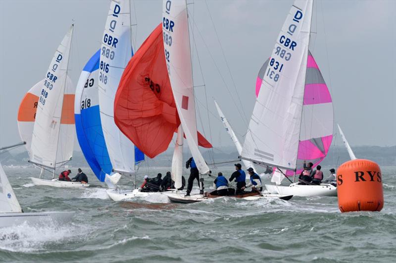 75th Edinburgh Cup and UK Dragon Grand Prix 2023, final day photo copyright Rick and James Tomlinson taken at Royal Yacht Squadron and featuring the Dragon class