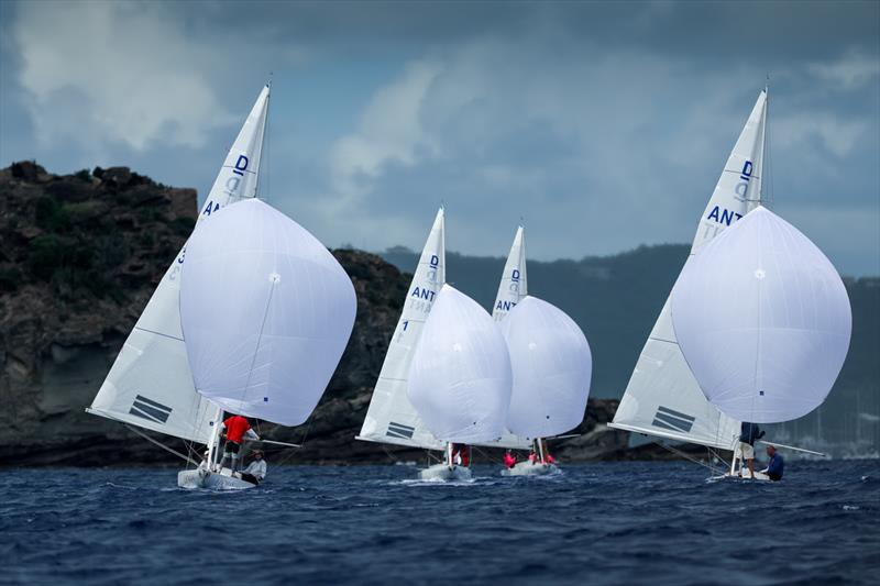 Antigua Yacht Club Marina Women's Race Day - Beth Fleisher's ‘Faster, Pussycat! Kill! Kill” (USA) among the Dragon fleet photo copyright Paul Wyeth / www.pwpictures.com taken at Antigua Yacht Club and featuring the Dragon class