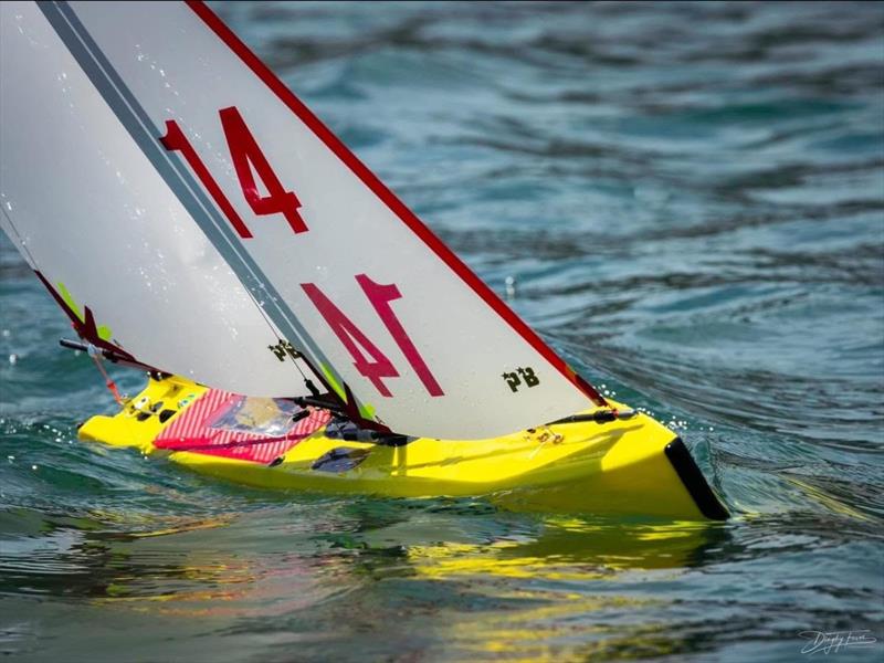 DF65 fleet at RPAYC - Phil's DF65 up close during regular RPAYC racing - photo © Dinghy Fever Photography