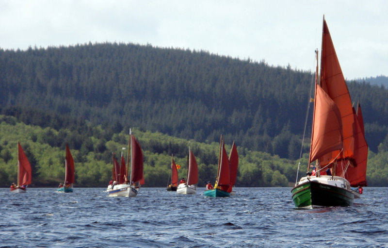 large rally for Drascombe sailing boats is held over the weekend on 