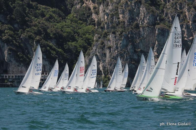 Riva Cup on Lake Garda photo copyright Elena Giolai taken at Fraglia Vela Riva and featuring the DYAS class